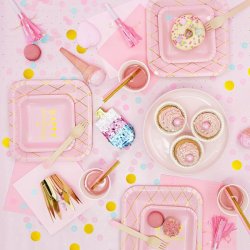 Servietter - Lyserd 33x33 cm