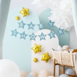 Banner - BABYSHOWER - Lysebl