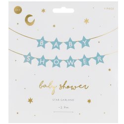 Banner - BABYSHOWER - Lysebl