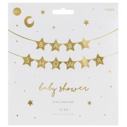 Banner - BABYSHOWER - Guld