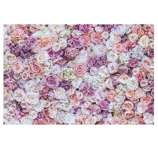 Foto baggrund - Blomster - 2,10 x 1,5 meter