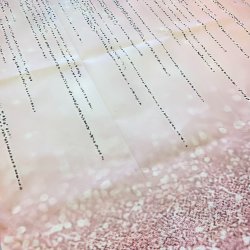 Foto baggrund - Rosegold og glitter - 1,50 x 0,90 meter