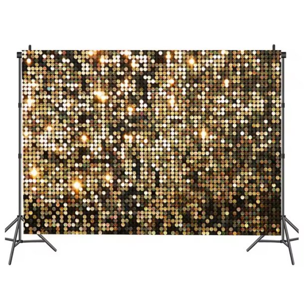 Foto baggrund - Disco - Guld - 2,40 x 1,80 meter