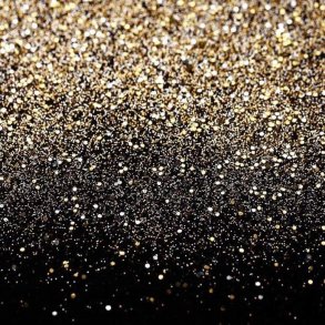Foto baggrund - Glitter Guld / Sort - 2,40 x 1,80 meter