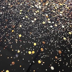 Foto baggrund - Glitter Guld / Sort - 2,40 x 1,80 meter