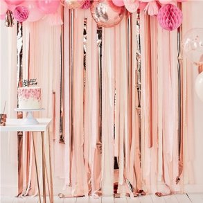 Streamer backdrop st - Rose mix