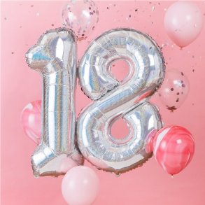 18 rs fdselsdag - Ballonst - 8 balloner