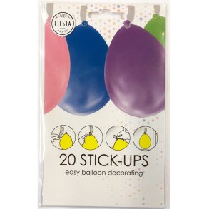 Ballon stick ups - 20 stk.