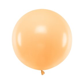 Ballon - Pastel Lys Fersken - 60 cm