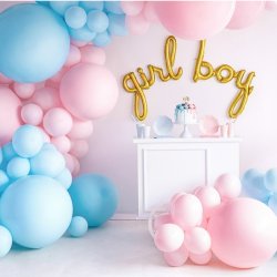 Ballon - Pastel Lysebl - 60 cm