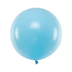 Ballon - Pastel Lysebl - 60 cm