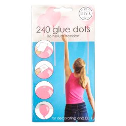 Ballon lim prikker - 240 stk.