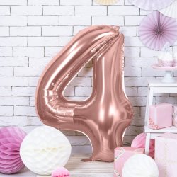 Folieballon - ROSAGULD - TAL 4 - 86 cm