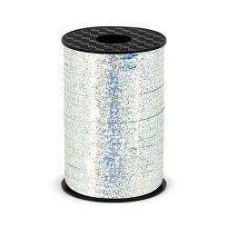 Ballonbnd - Slv Holografisk - 225 meter