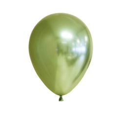 Chrome Ballon - Lysegrn - 10 stk.