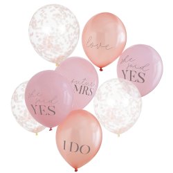 Balloner - Polterabend Mix - 8 stk.