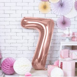 Folieballon - ROSAGULD - TAL 7 - 86 cm