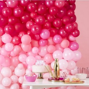 Ballonvg - Pink / Lyserd