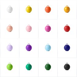 Ballonvgt - Kugle - Grn - 4 stk.