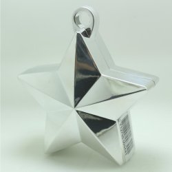 Ballonvgt - Stjerne - Slv - 2 stk.