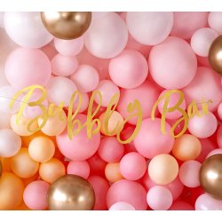 Banner - BUBBLY BAR - Guld