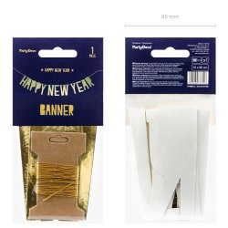 Banner - HAPPY NEW YEAR - Guld
