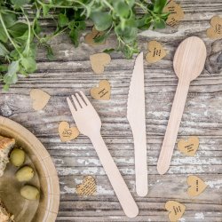 Bestikst - Kniv, Gaffel og Ske - 18 stk.