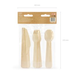 Bestikst - Kniv, Gaffel og Ske - 18 stk.