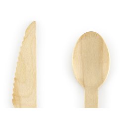 Bestikst - Kniv, Gaffel og Ske - 18 stk.