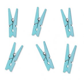 Klemme - Lysebl - 20 stk.