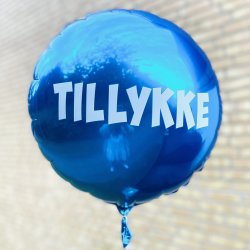 Folieballon - TILLYKKE - Bl