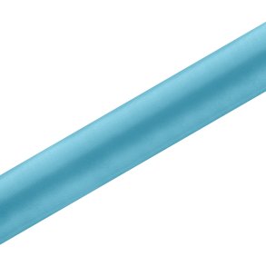 Bordlber - Turkis bl satin 36 cm x 9 meter