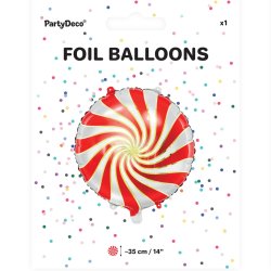 Folieballon - CANDY - Rd 35 cm