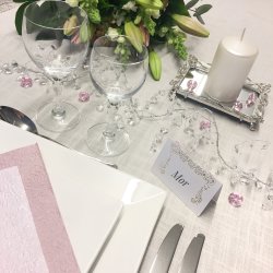 Bloklys - Metallic Pearl - 12x6 cm