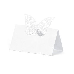Bordkort med sommerfugl - 10 stk.
