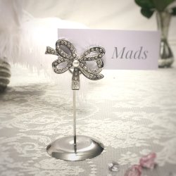 Bordkortholder/ Menukortholder - Sljfe med krystaller