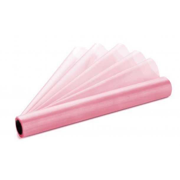 Bordlber - Lyserd organza 16 cm x 9 meter