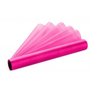 Bordlber - Mrk Rosa organza 16 cm x 9 meter