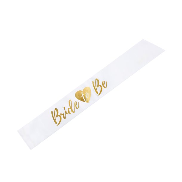 Skrbnd - BRIDE TO BE - Hvid