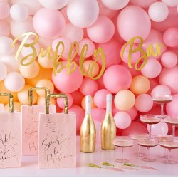 Banner - BUBBLY BAR - Guld