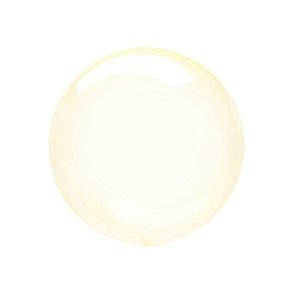 Clearz krystal ballon - Gul - 25 cm