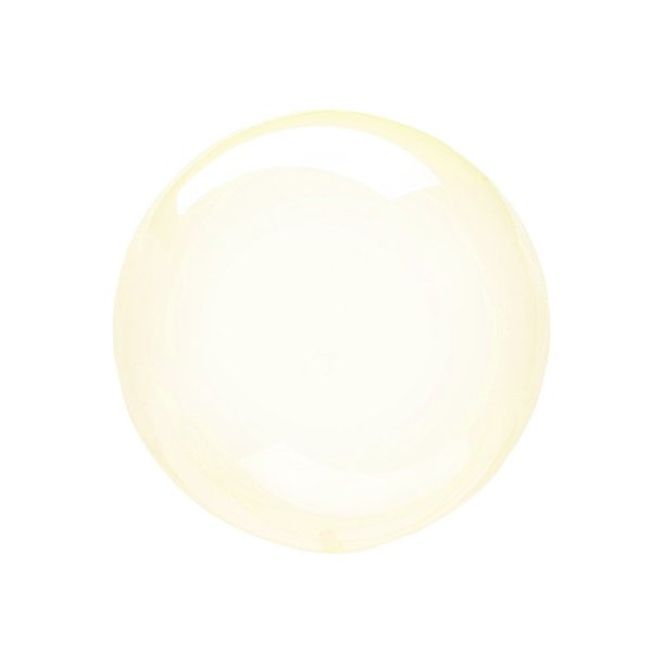 Clearz krystal ballon - Gul - 25 cm