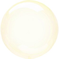 Clearz krystal ballon - Gul - 45 cm