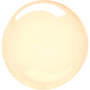 Clearz krystal ballon - Orange - 45 cm