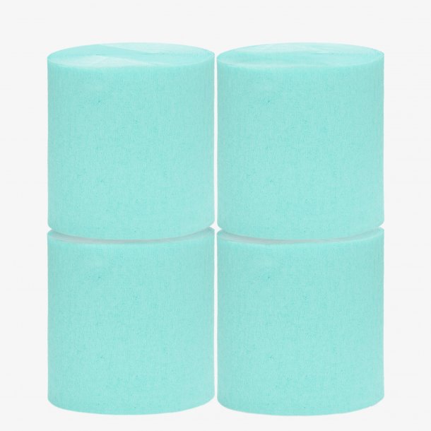 Crepebnd - Turkis bl - 4 stk.