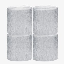 Crepebnd - Slv - 4 stk.