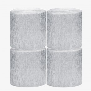 Crepebnd - Slv - 4 stk.