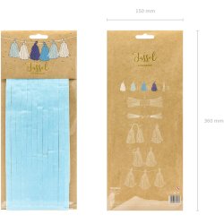 Guirlande med tassels - Blt mix