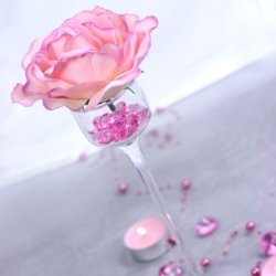 Diamant confetti - Lyserd - 1,2 cm - 100 stk.