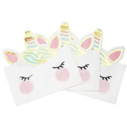 Servietter - Sovende Enhjrning